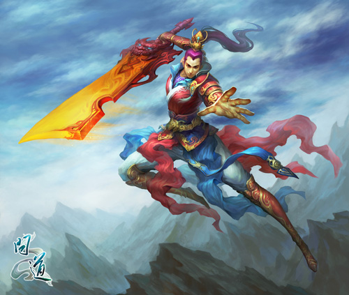 配图1：《问道》精美原画