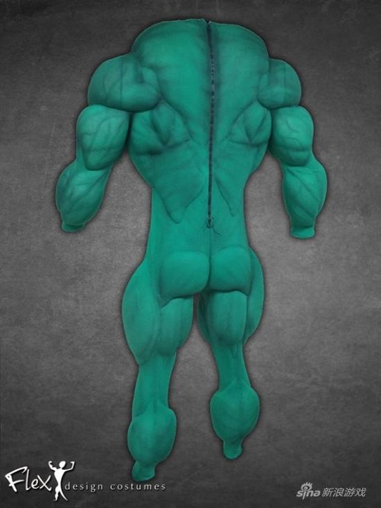 一件换装拥有健美身材 国外推出cos必备假肌肉
