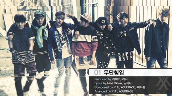 韩男团monstax出道专辑预览试听影像公开