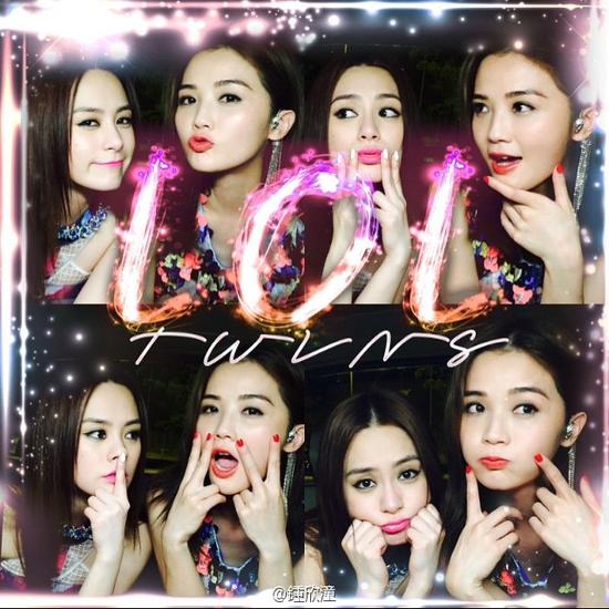 闺蜜大头贴!twins合体嘟嘴搞怪曝新歌