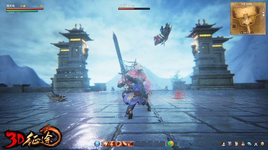 BOSS肢体被玩家砍飞