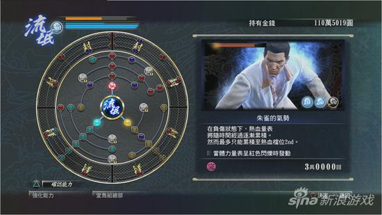 技能升级画面 高级技能需要巨额金钱来解锁