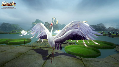 图3：变身仙鹤 转换攻击模式！