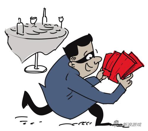 小伙专偷喜宴红包