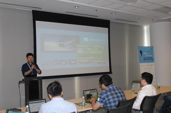 （来自微软开发者体验及平台事业部的技术顾问梁建为开发者介绍windows 10的各种强大功能）