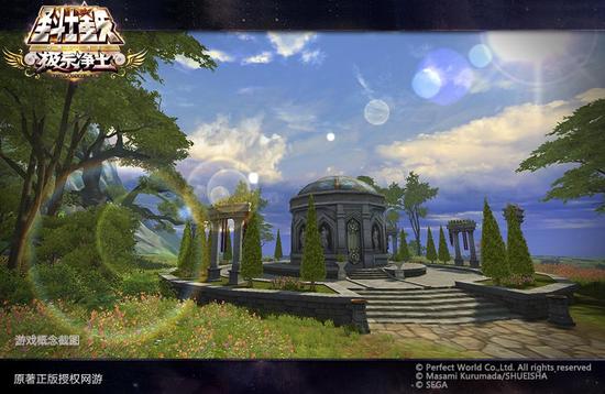 图2：传说中的乌托邦——极乐净土。