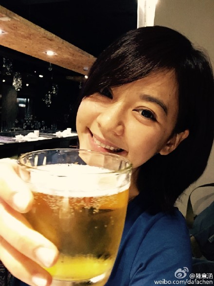 陈意涵自曝爱喝啤酒