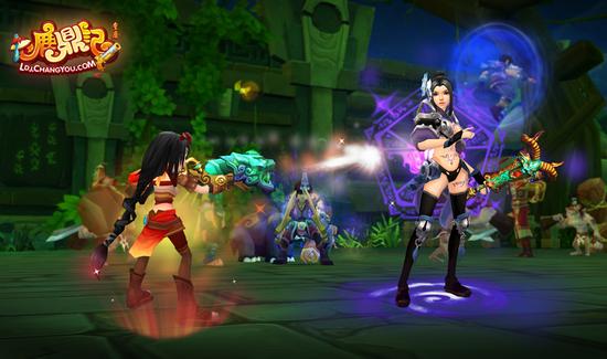 图4：超大副本，多人场景无限乱战