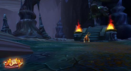 图2：龙脉逃亡副本内神秘NPC