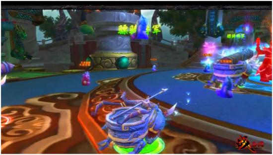 图1：《战西游》仙妖两大阵营对战