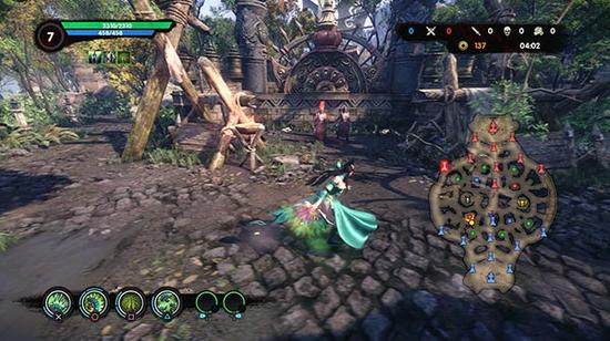 图6（武者跑动状态的捕捉）