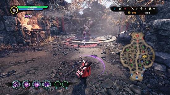 图5（武者出招瞬间的捕捉）