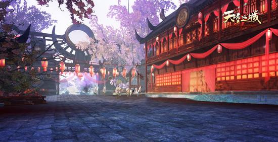 图4 万春阁入口，位于映月泽迷思林的深处