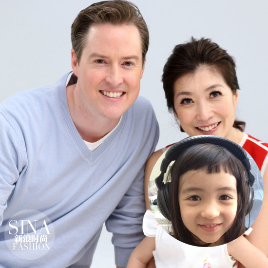 夏克立和女儿poppy