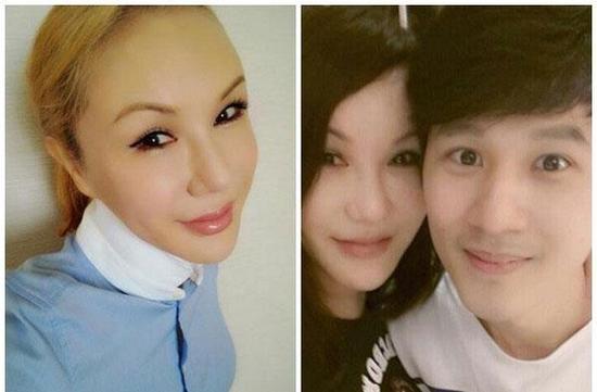 利菁(左)与老公