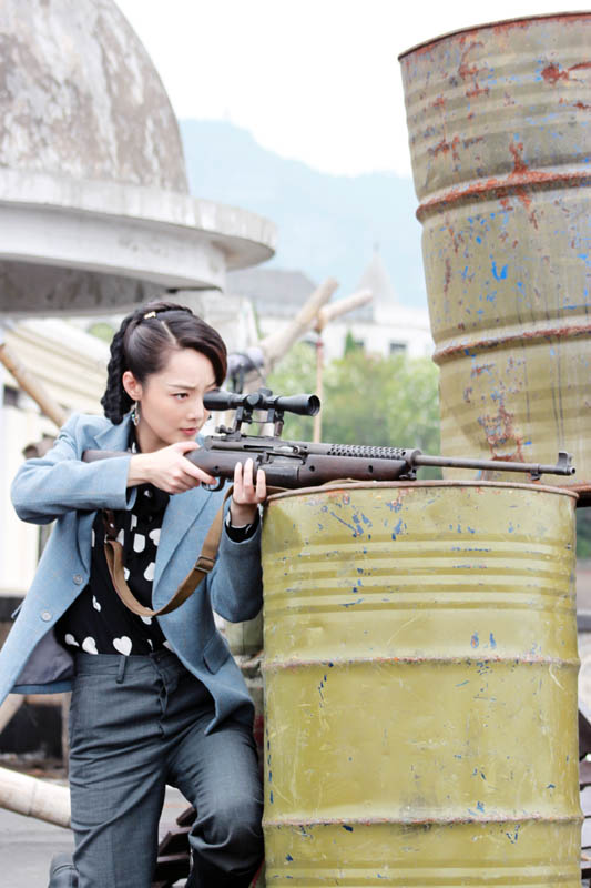赵兆东江密令英姿飒爽被誉女版狙击手