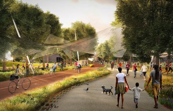 组图：谷歌未来派新园区酷似马戏团帐篷