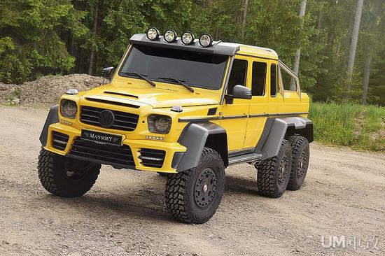 奢华硬朗 mansory改装奔驰g63 amg 6x6