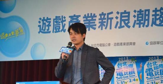 奥尔信息总经理李炽荣，2013 年数据照片