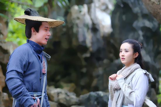 《花千骨》首播赵丽颖裸浴看呆张丹峰