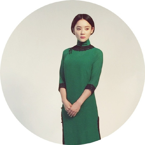 袁姗姗云巅之上民国造型清丽婉约