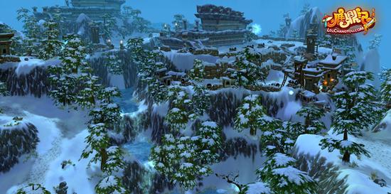 图2：鹿鼎山场景内建筑