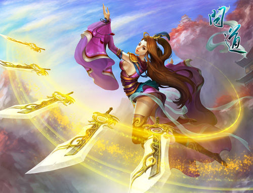 配图5：《问道》精美原画