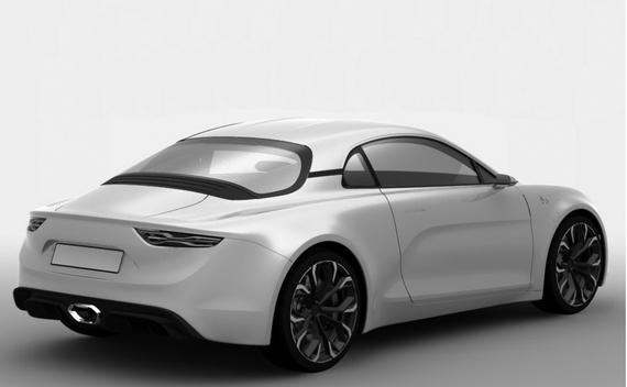 疑似雷诺Alpine跑车量产版专利图曝光