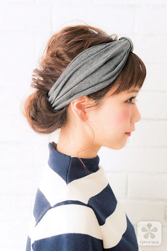 时髦发带发型打造术轻松get主角光环