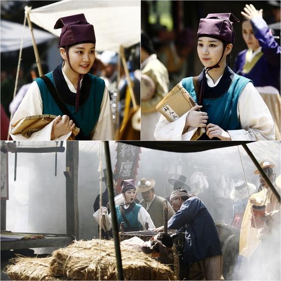 韩剧夜行书生李侑菲扮男装俊俏可爱