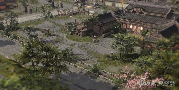 《传奇永恒》比奇省街景一角