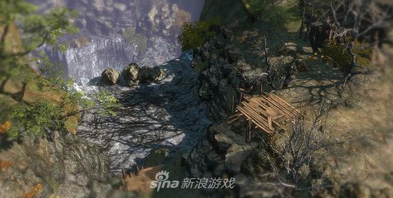 《传奇永恒》沃玛森林溪流瀑布