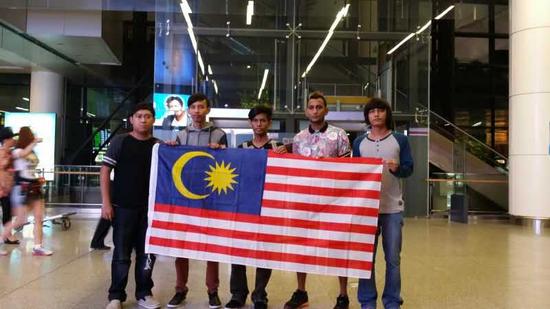 马来西亚代表队抵达沈阳
