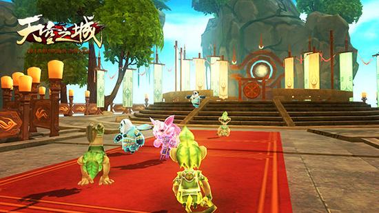 图1：在天空长跑中，玩家将化身为萌宠