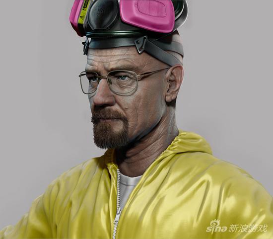 顽皮狗美工贴出《绝命毒师》建模图