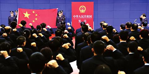 宪法宣誓制度通过 誓词多5字