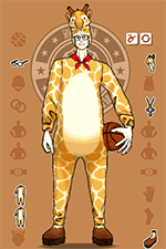 图4：长颈鹿套装