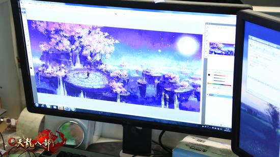 图10：花落纷纷，原画让人赏心悦目