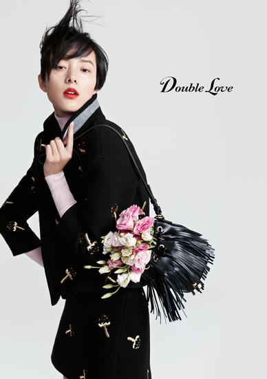 甜美摩登新演绎 doublelove2015秋冬广告大片