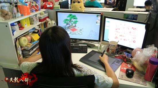 图4：全新场景制作中