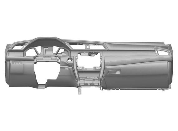 新一代本田思域仪表台专利图