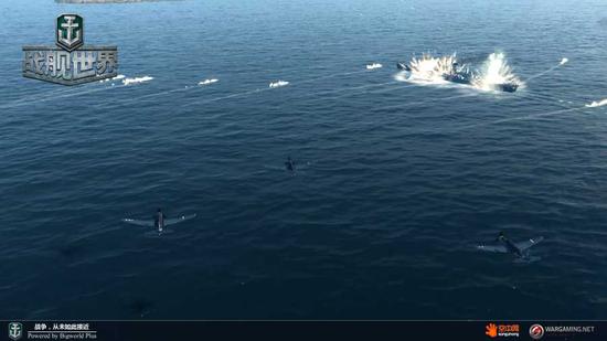 战斗机攻击敌舰