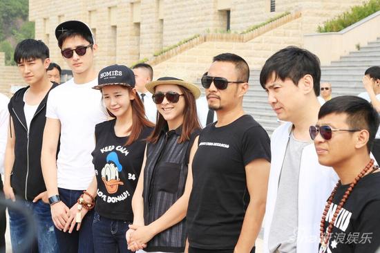 海陆在开机现场