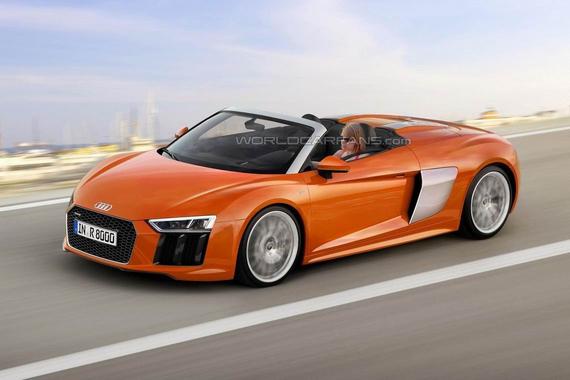 新一代奥迪R8 Spyder假想图曝光