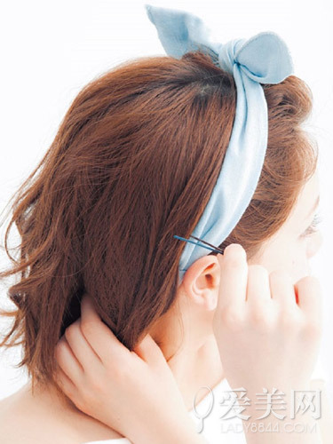 教你头巾打造少女减龄扎发