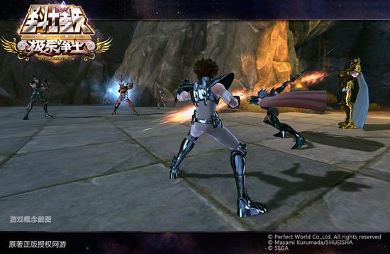 图3：历经各种战斗的圣斗士军团