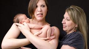 全家福遭遇孩子排便被