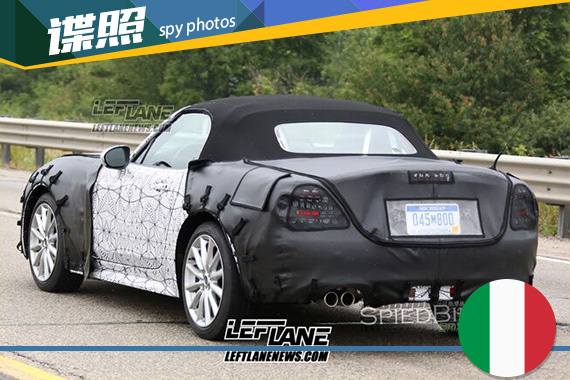 菲亚特124 Spider高性能版谍照 明年上市