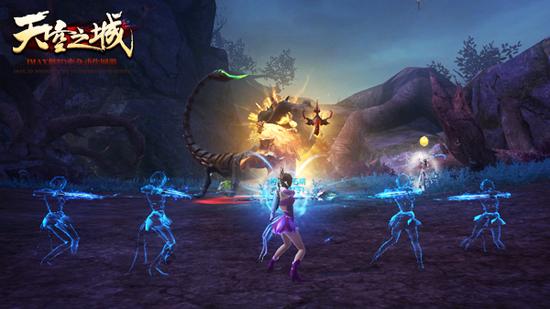 图6：扫荡封魔之地，获得技能符石