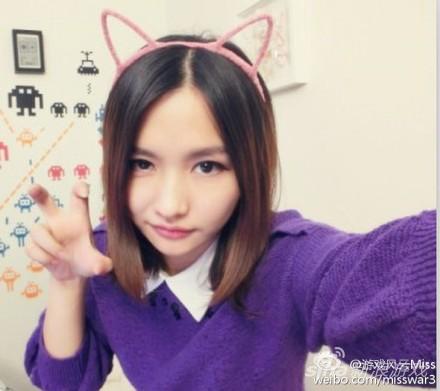 Miss不仅游戏水平很高，在颜值上也极具优势，是众多男粉心中的女神。